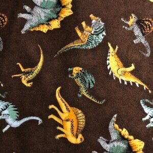 2 yards Dinosaur Flannel Fabric Craft or Quilt - by Northcott #EP